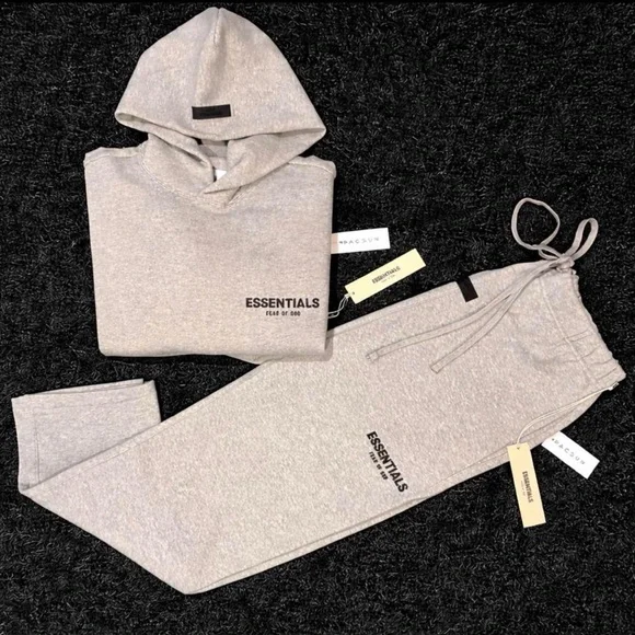 Essentials x large Gray Sweatpants & hoodie set - Picture 1 of 1